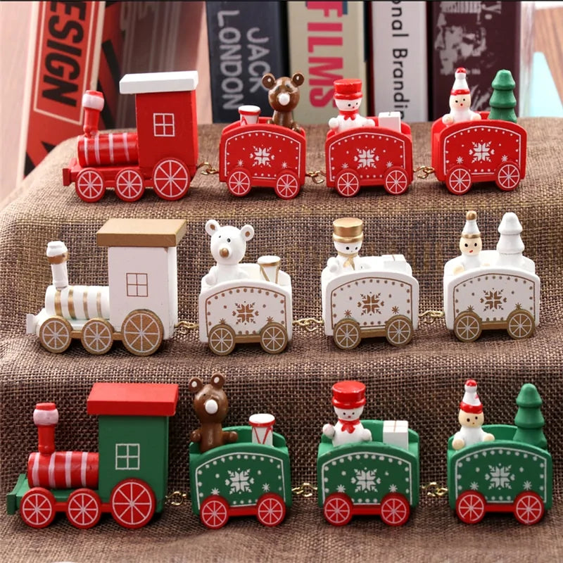 Wooden Christmas Train