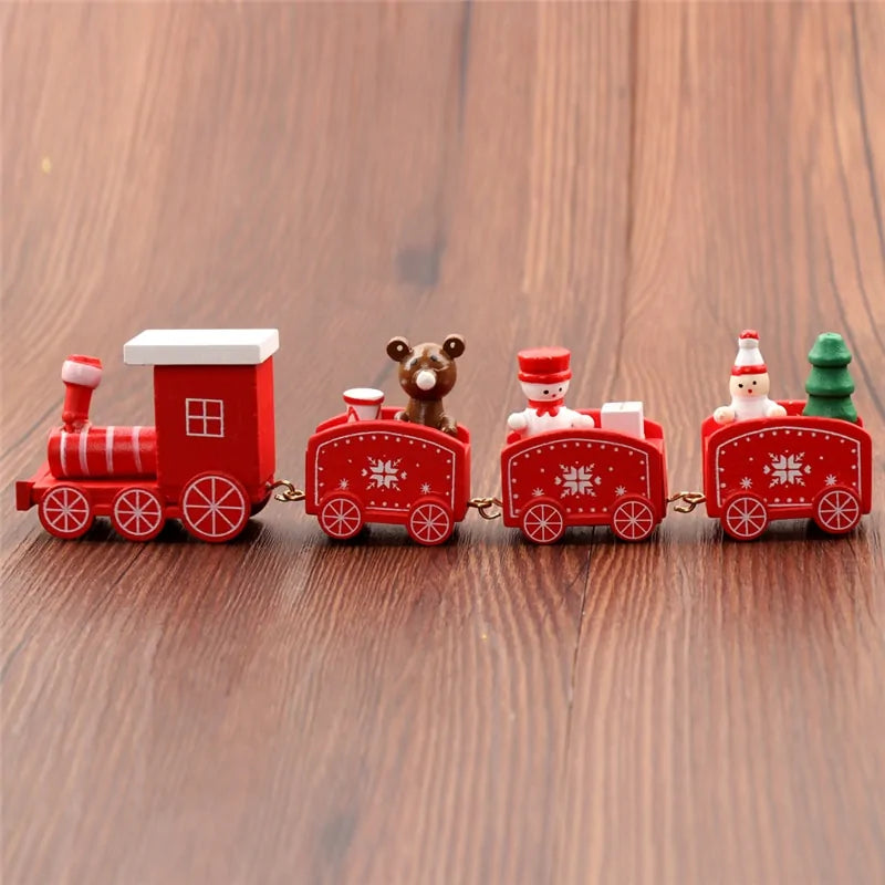 Wooden Christmas Train