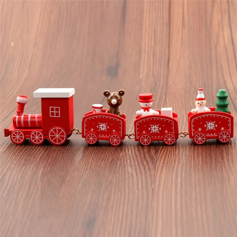 Wooden Christmas Train