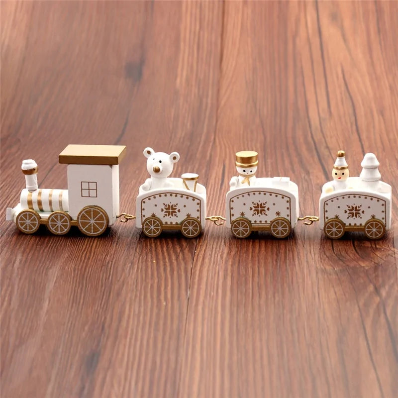 Wooden Christmas Train