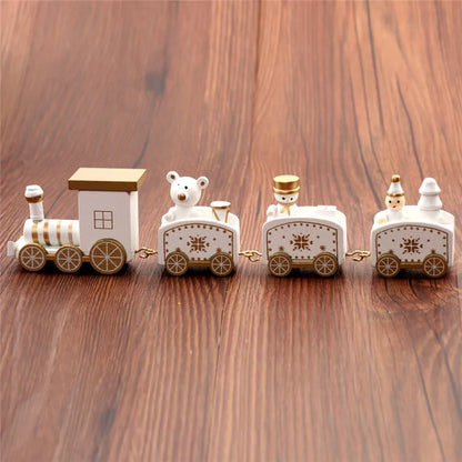 Wooden Christmas Train