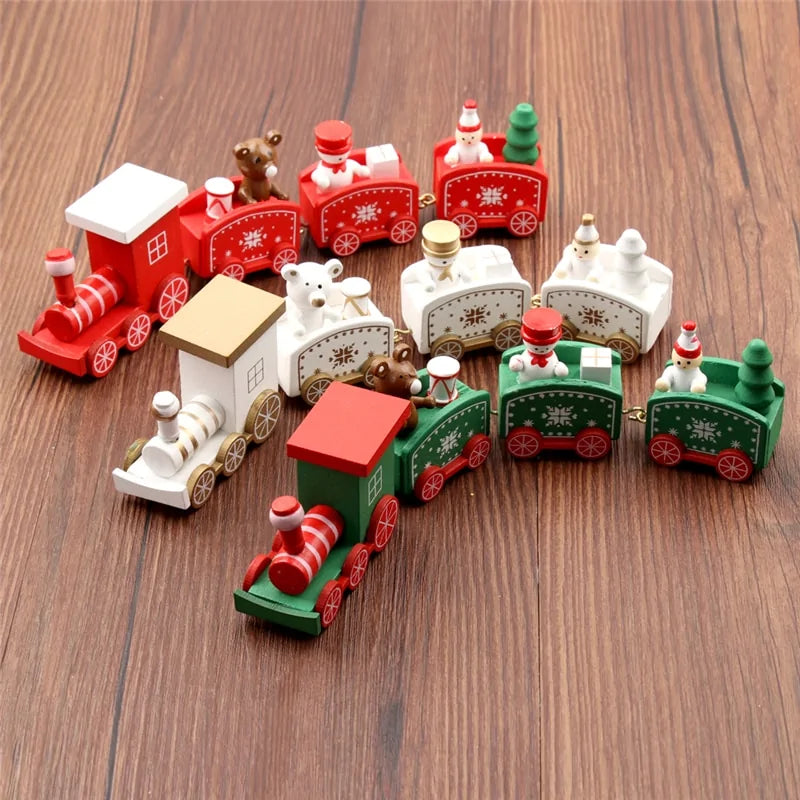 Wooden Christmas Train