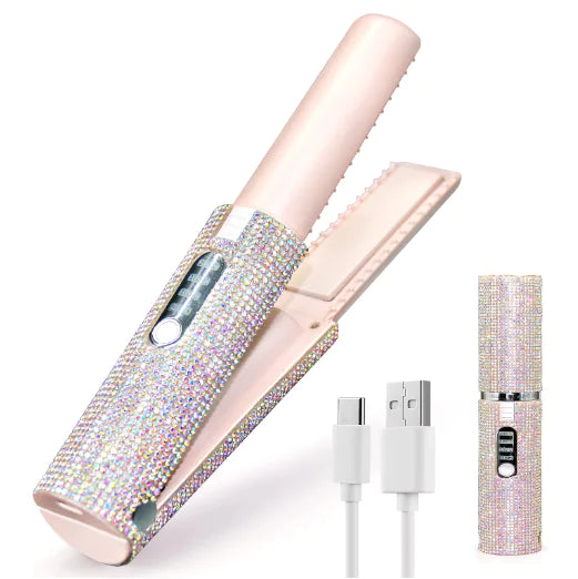 Luxe Portable Diamond Hair Straightener