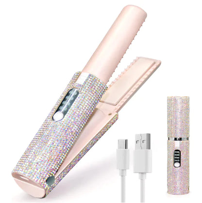 Luxe Portable Diamond Hair Straightener